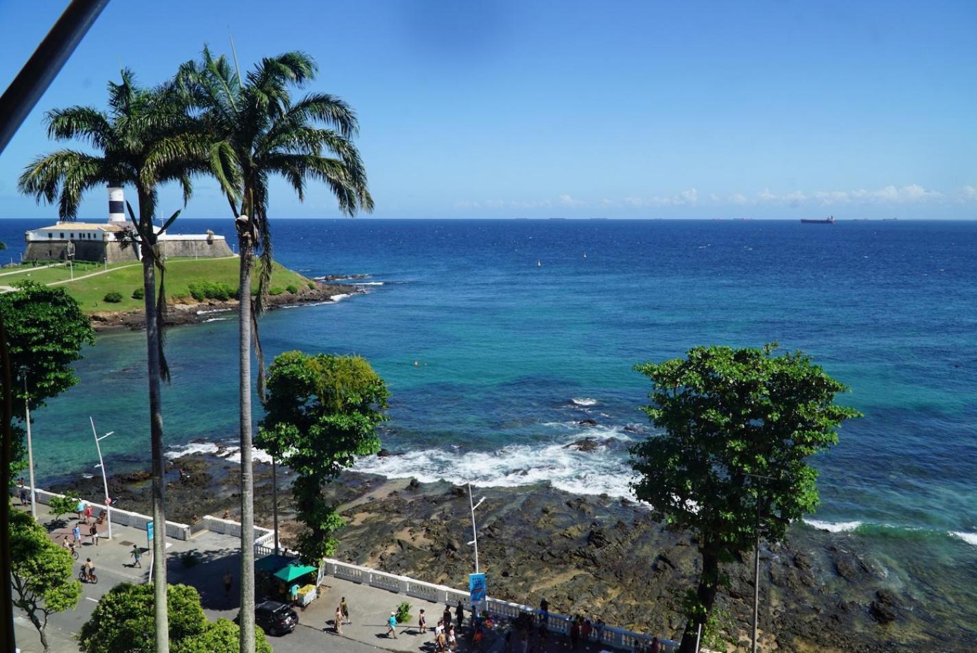 Apartment 610, Vista Mar E Farol Da Barra Salvador Buitenkant foto